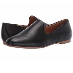 Franco Sarto Black Leather Bishop Loafers 9.5